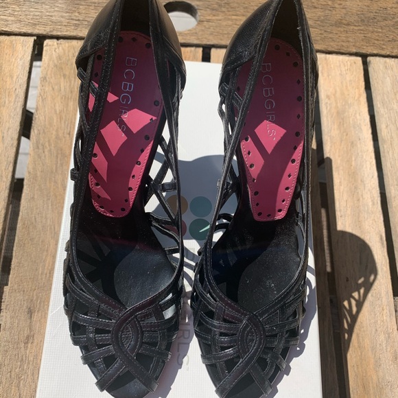 BCBGirls Shoes Bcbg Girls Black Heels Size 75 Poshmark